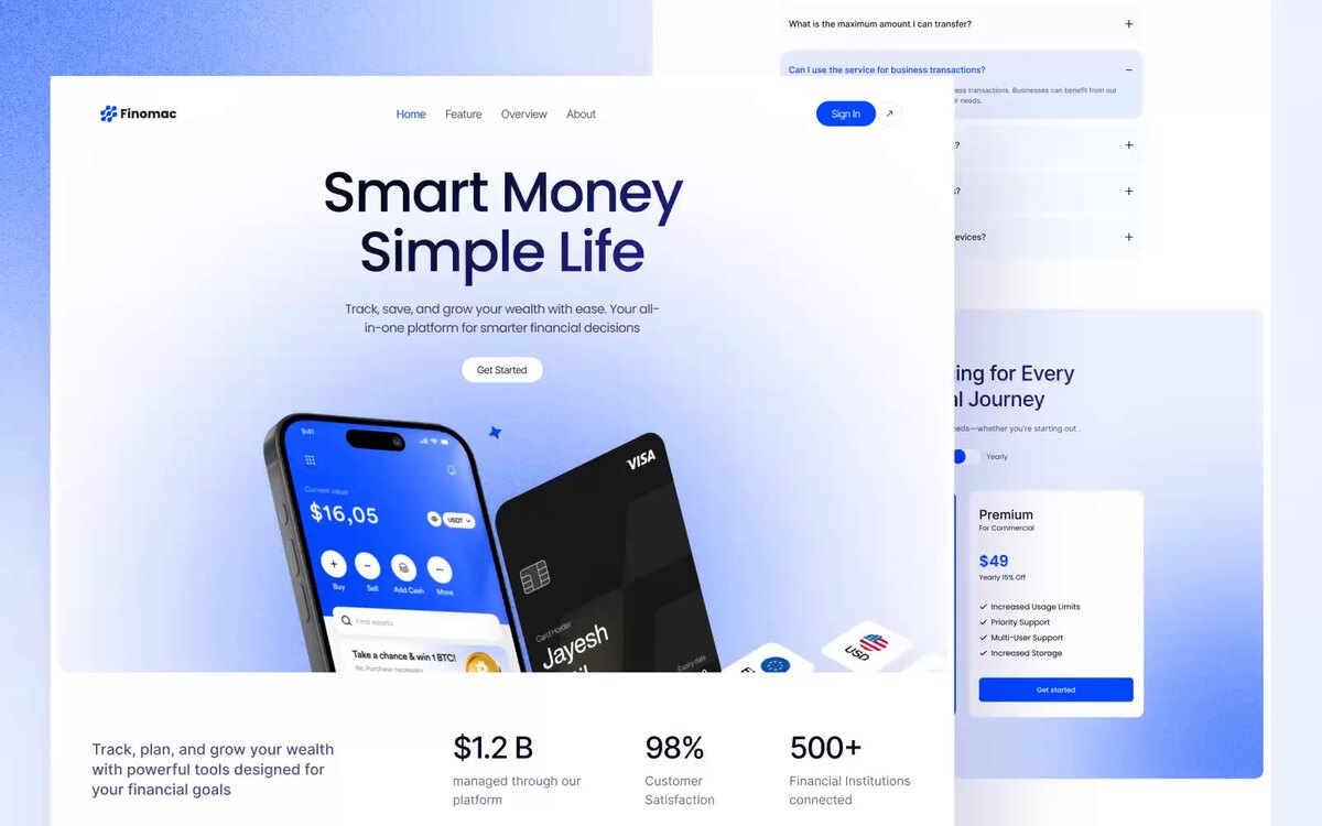 A/B tested conversion page